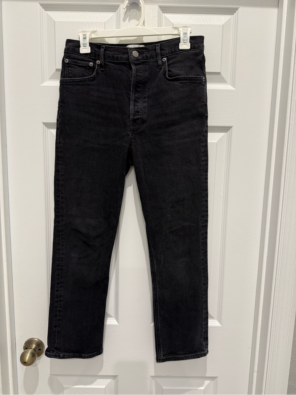 AGOLDE Riley High Rise Straight Crop Jeans 28 - Picture 4 of 13